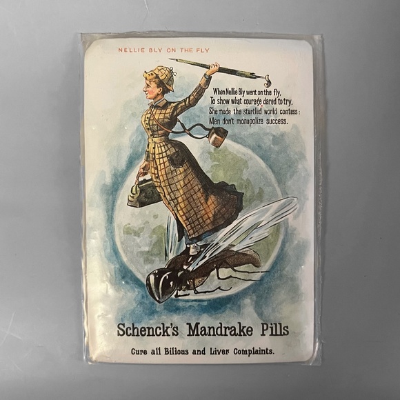 Victorian Metal Postcard - Picture 1 of 3